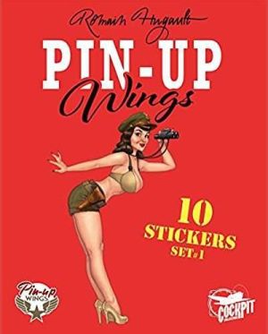 Pin-up wings - pochette de 10 stickers
