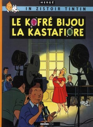 tintin ; en créole réunionnais ; le kofré bijou la kastafiore