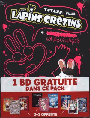 Lapins crétins - pack 2+1 - tomes 4 à 6