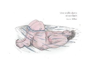 Une vieille dame et son bain