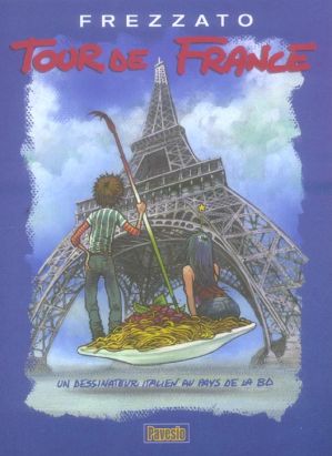 tour de france ; un dessinateur italien au pays de la bd