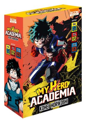 My hero academia - coffret tomes 1 à 3