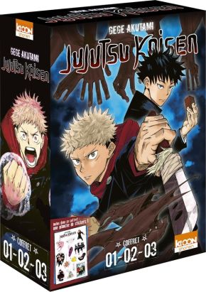 Jujutsu Kaisen - coffret tomes 1 à 3