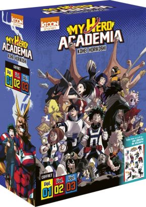 My hero academia - coffret tomes 1 à 3