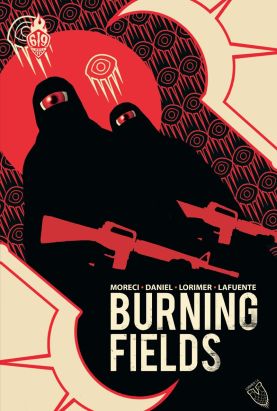 Burning fields - one of eight