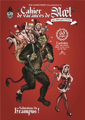 Cahier de vacances de noël pour adultes geeks et deviants