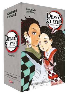 Demon slayer - coffret tomes 1 à 3
