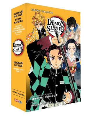 Demon slayer - coffret tome 4 + roman tome 2