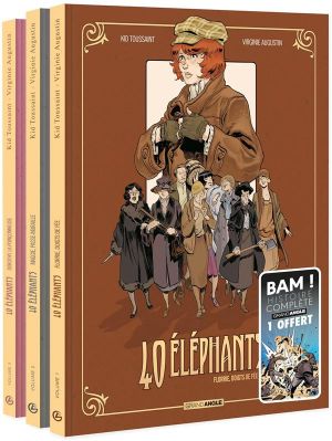 40 éléphants - pack promo tomes 1 à 3