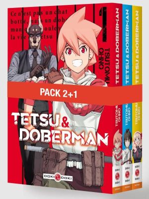 Tetsu & Doberman - pack promo tomes 1 à 3