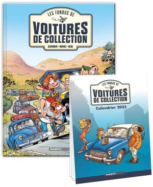 Les fondus de voitures de collection tome 1 + calendrier 2025 offert