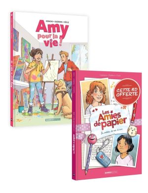 Amy pour la vie tome 2 + Amies de papier tome 1 offert - pack découverte