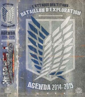 agenda scolaire 2014-2015 attaque des titans