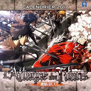 Calendrier 2018 - Attaque des titans Calendrier 2018 - Attaque des titans
