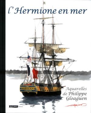 L'hermione en mer - tirage de luxe L'hermione en mer - tirage de luxe
