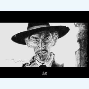 Affiche Lee Van Cleef ; Achdé ; 30x40 Affiche Lee Van Cleef ; Achdé ; 30x40