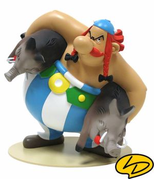 Figurine Obélix et les sangliers