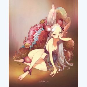 Affiche Alice N°1 ; Barbucci ; Signée & Numérotée 150 ex. ; 40x50