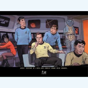 Affiche star trek la passerelle ; Balage ; 30x40