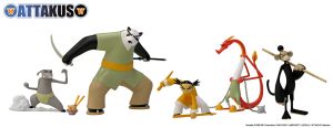 figurine l'ensemble des 5 personnages Noodles