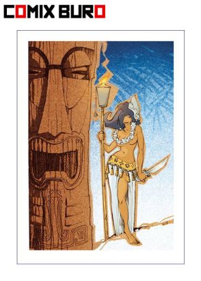 Affiche Miss Tiki ;Vatine