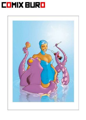Affiche Pin-up et le pouple ;Vatine