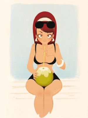 Affiche Noix de coco ;Ciia