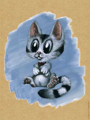 Affiche Chat ;Civiello