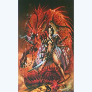 Affiche Dragon ; Civiello ; 50x70