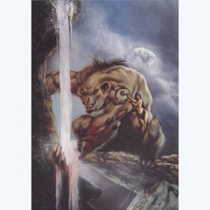 Affiche Le Monstre ; Civiello; ; Fali ; 50x70