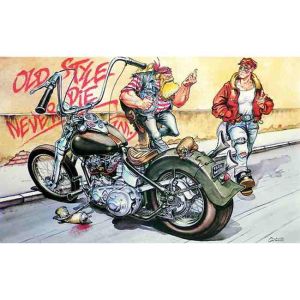 Affiche Never Die ; Coyote ; 50x70