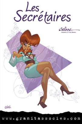 Pochette Cartes Postales - Les secrétaires - 10x15