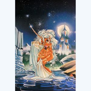 Affiche Clair ; lune ; Crisse ; 40x60