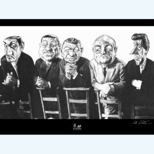 Affiche Les tontons flingueurs 2 - Da Costa - 30x40