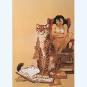 Affiche Jaguar ; Frank Pé ; Signée & Numérotée 250 ex. ; 40x60