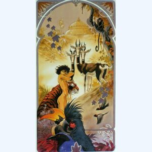 Affiche Pour Zoo tome 3 - Frank Pé - Signée & Numérotée 250 ex. - 38x70