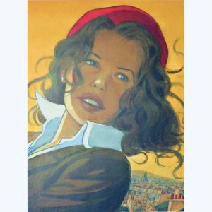 Affiche Jeanne ; Gibrat ; 50x70