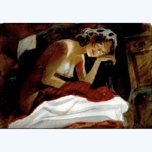 Affiche Jeanne Nue ; Gibrat ; 50x70
