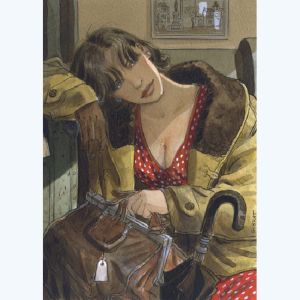 Affiche Jeanne dans le Train ; Gibrat ; 30x40