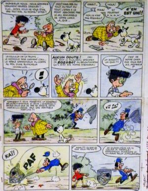 Planche originale Les As ; p°33