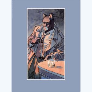 Affiche Au Bar ; Guarnido ; 30x40