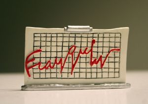 Figurine SIGNATURE FRANQUIN ELECTROCARDIORAMME