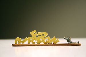 Figurine La souris et le fromage Signature