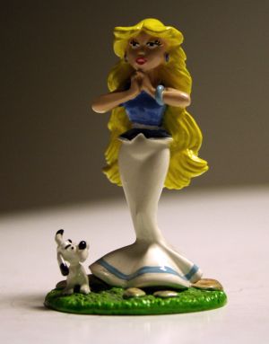 Figurine Falbala et Idéfix