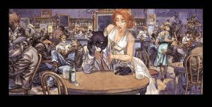 Affiche John's blues - Guarnido - 50x100