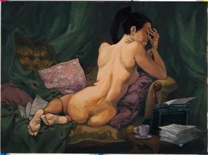 Affiche L'écrivaine - Guarnido - 18x24