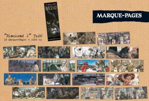 Pochette 18 Marques Pages Blacksad - Guarnido - 1000ex. - 7x20