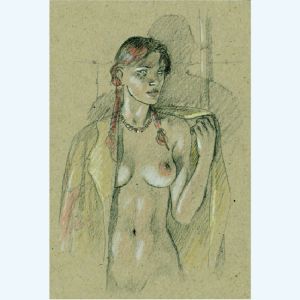 Affiche Ariane dénudée ; Juillard ; 20x30