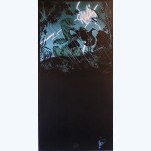 Affiche Craak ; Kéramidas ; Signée & Numérotée 100 ex. ; 50x100