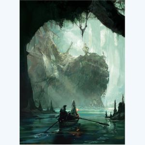 Affiche John Silver Couverture tome 3 - Lauffray - Signée - 50x70